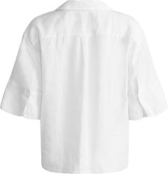 Rel Ss Linen Shirt - White