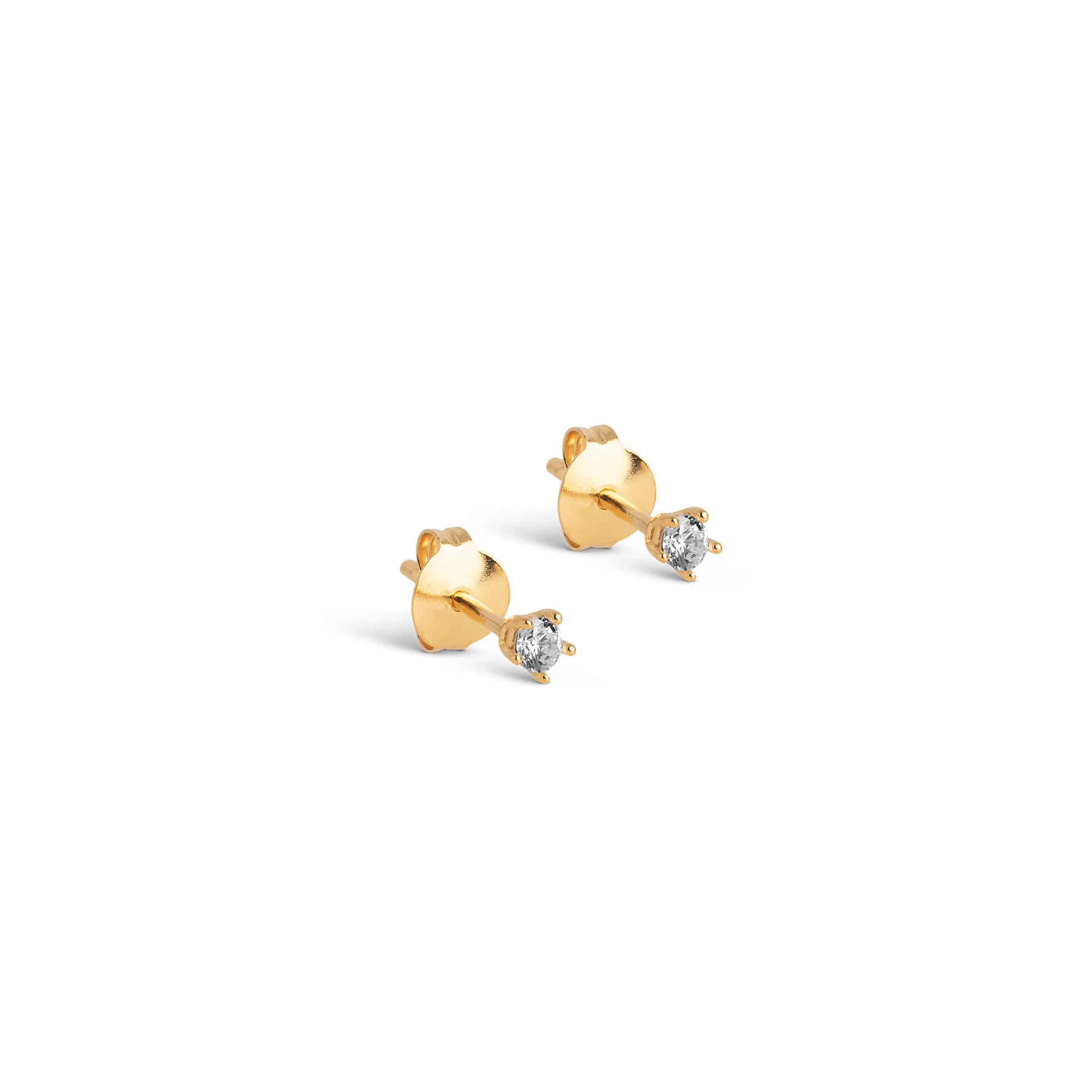 Clara Studs - White Cz