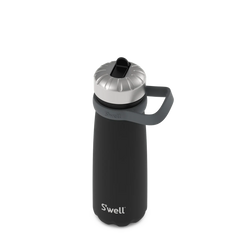 Traveler Flip Straw Lid - Silver