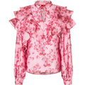 Sylvia Blouse - Pink Roses
