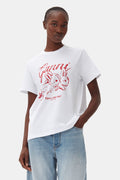 Basic Jersey Bunnies Relaxed T-Shirt - Bright White