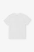 Basic Jersey Kittens Relaxed T-Shirt - Bright White