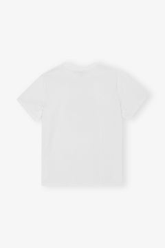 Basic Jersey Kittens Relaxed T-Shirt - Bright White