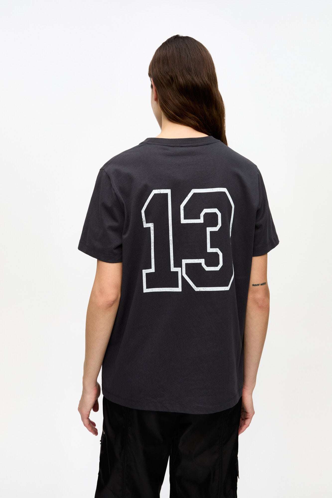 Basic Cotton Witch Relaxed T-Shirt - Phantom