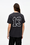 Basic Cotton Witch Relaxed T-Shirt - Phantom