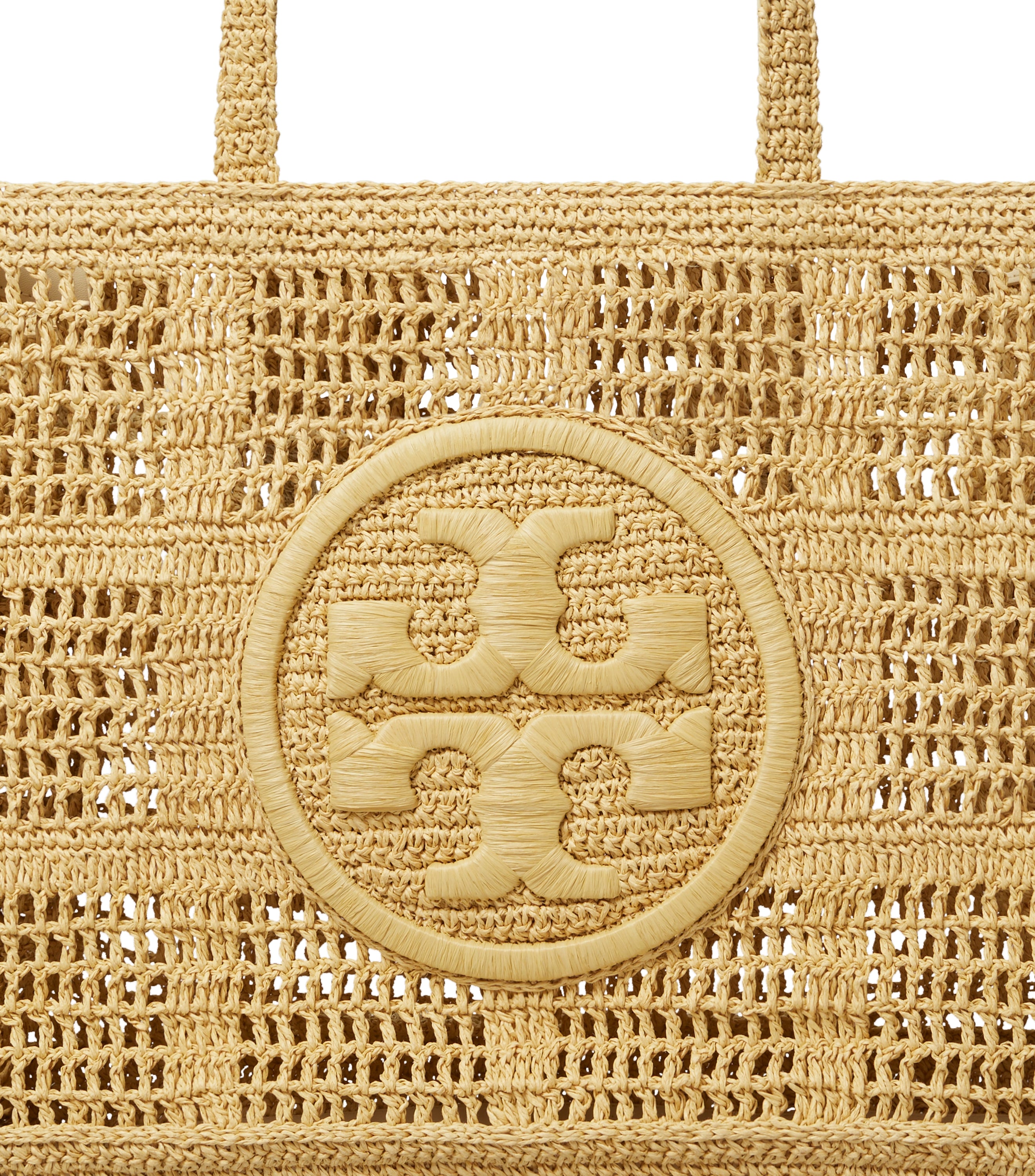 Ella Hand-Crocheted Large Tote - Natural