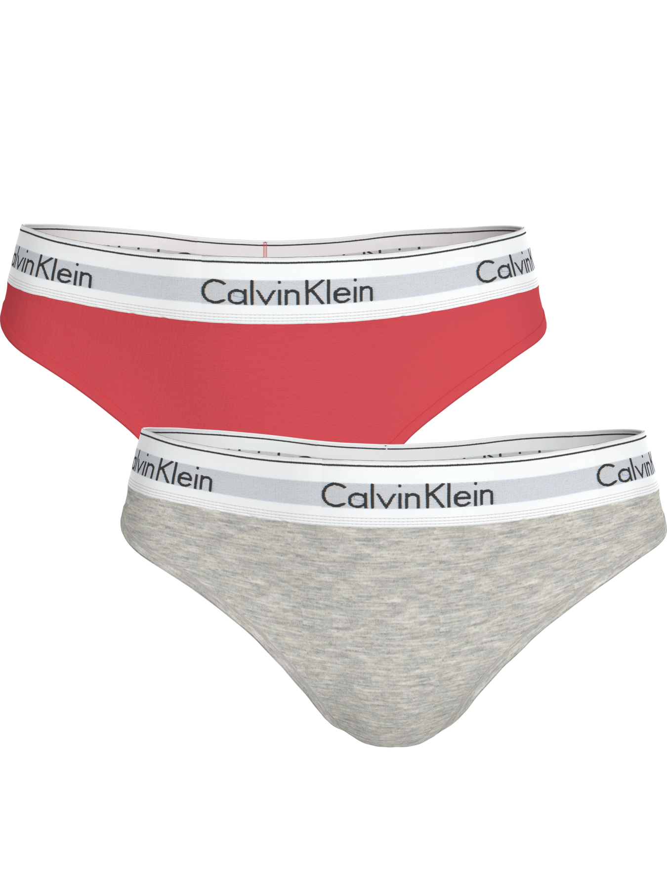 Thong 2Pk - Punch Pink/Grey Heather