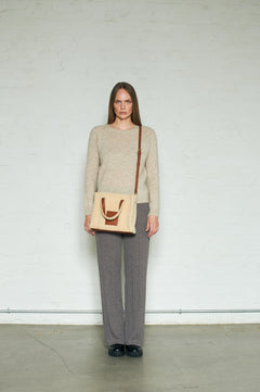 Teddy Bag M - Ecru