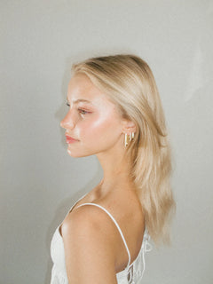 Dome Hoops - Gold