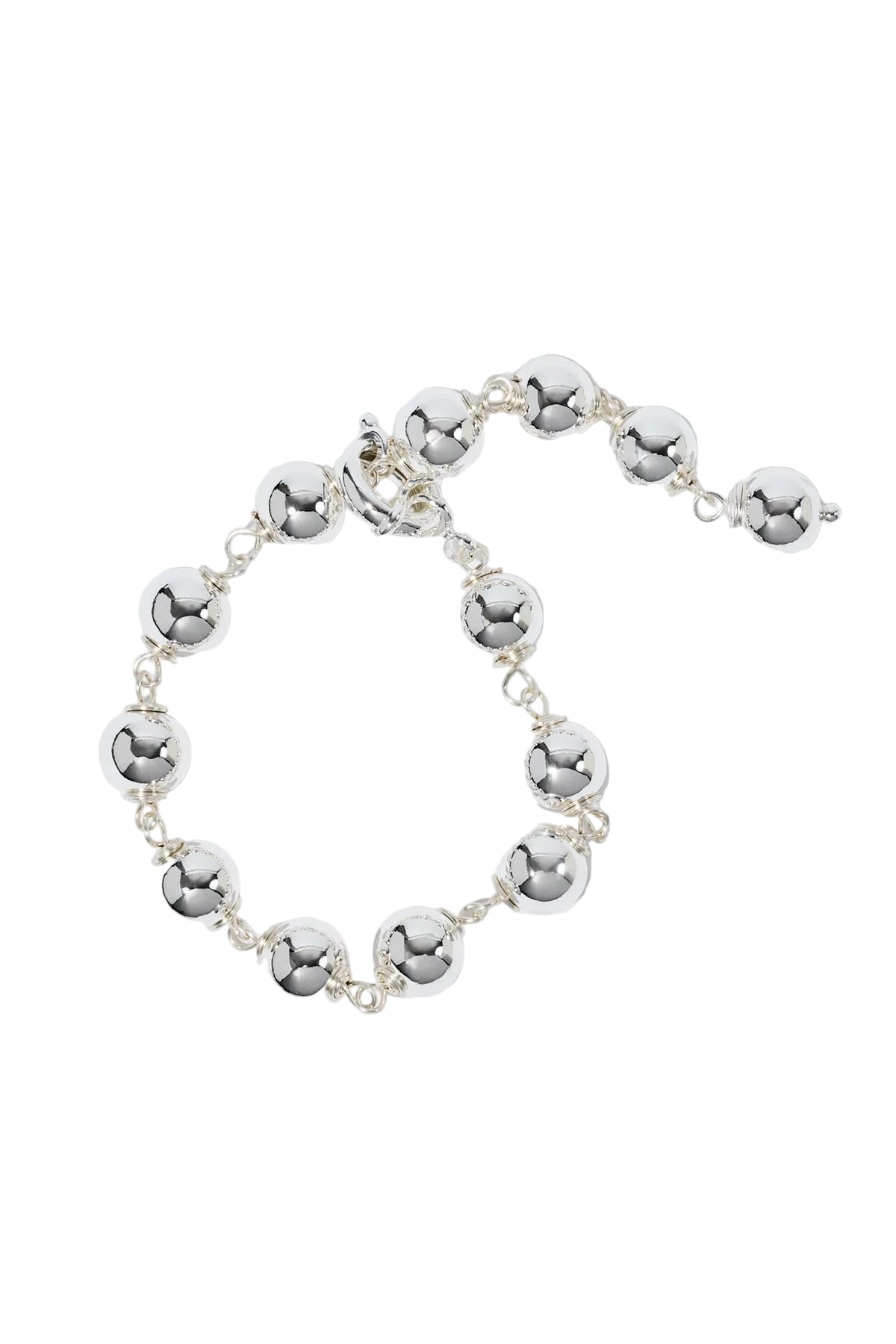 Tiny Sphere Bracelet - Silver