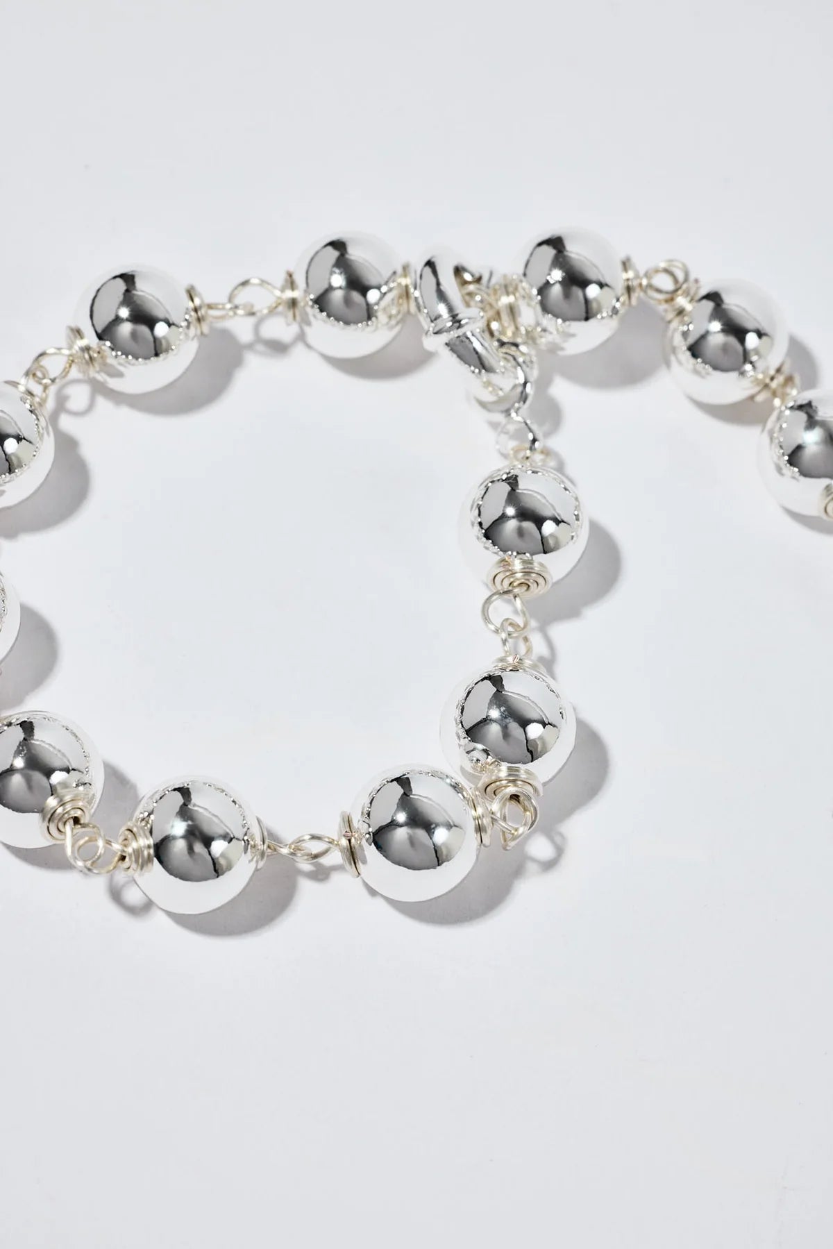 Tiny Sphere Bracelet - Silver