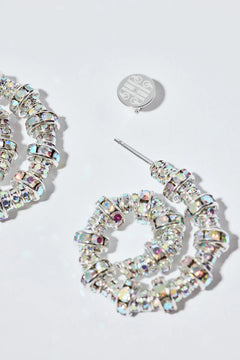Tiny Spiral Hoops - Silver