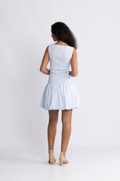 Tora Smock Dress - Blue