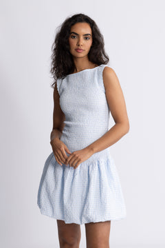 Tora Smock Dress - Blue