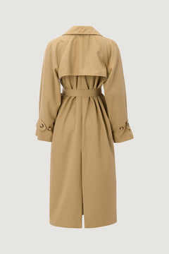 Wool Blend Trenchcoat - Beige