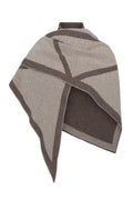 Triangle Scarf Merino - Beige / Light Beige
