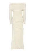 Turn Up Dress - Cream
