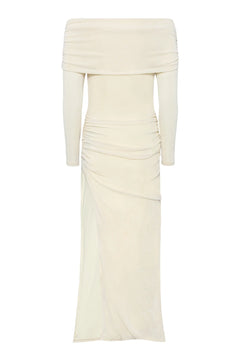 Turn Up Dress - Cream