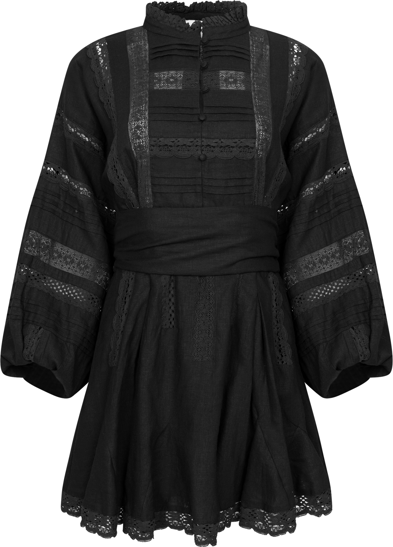 Lita Autumn Dress - Black