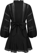 Lita Autumn Dress - Black