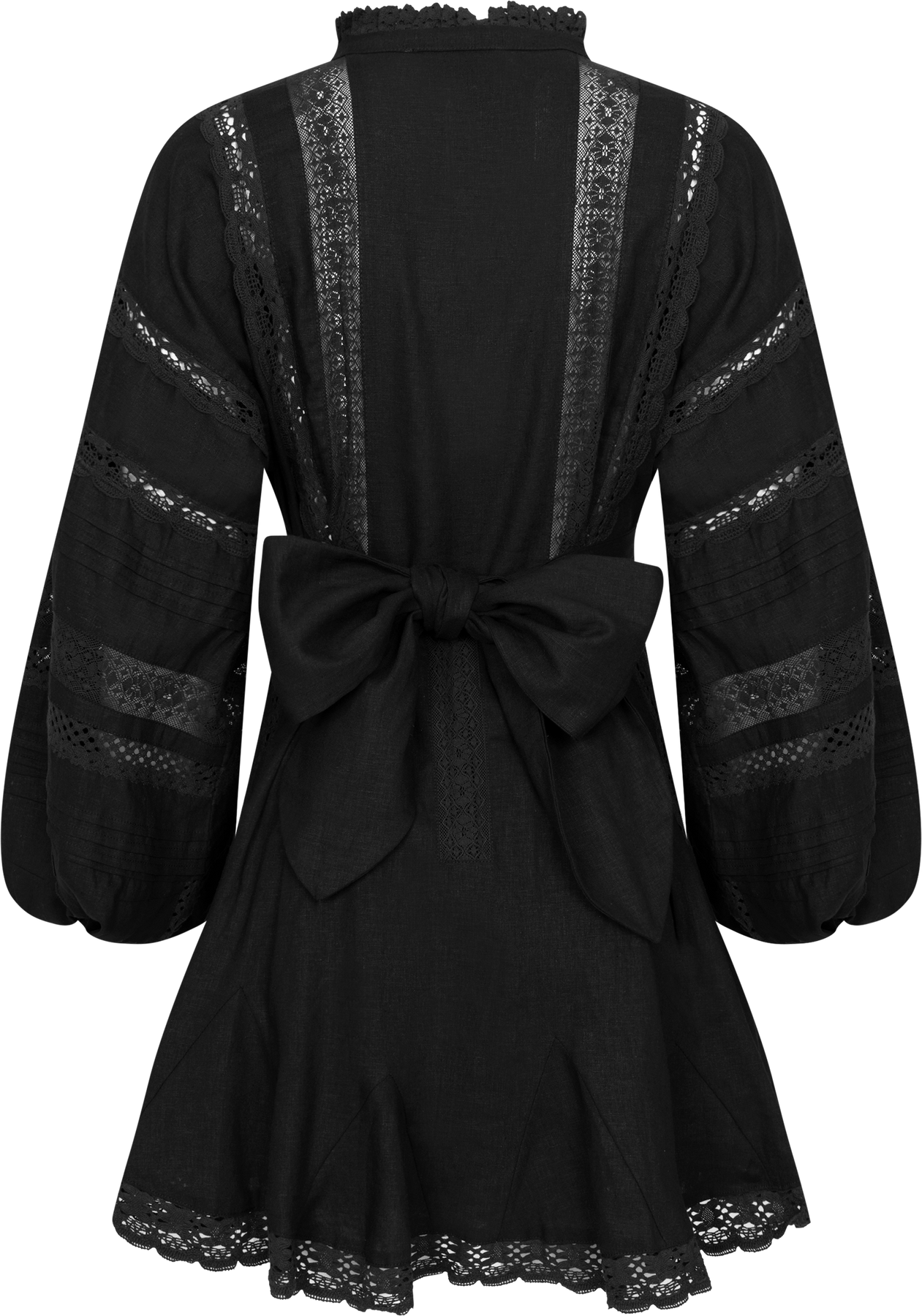 Lita Autumn Dress - Black