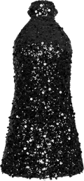 Emilyic Mini Dress - Black Sequin