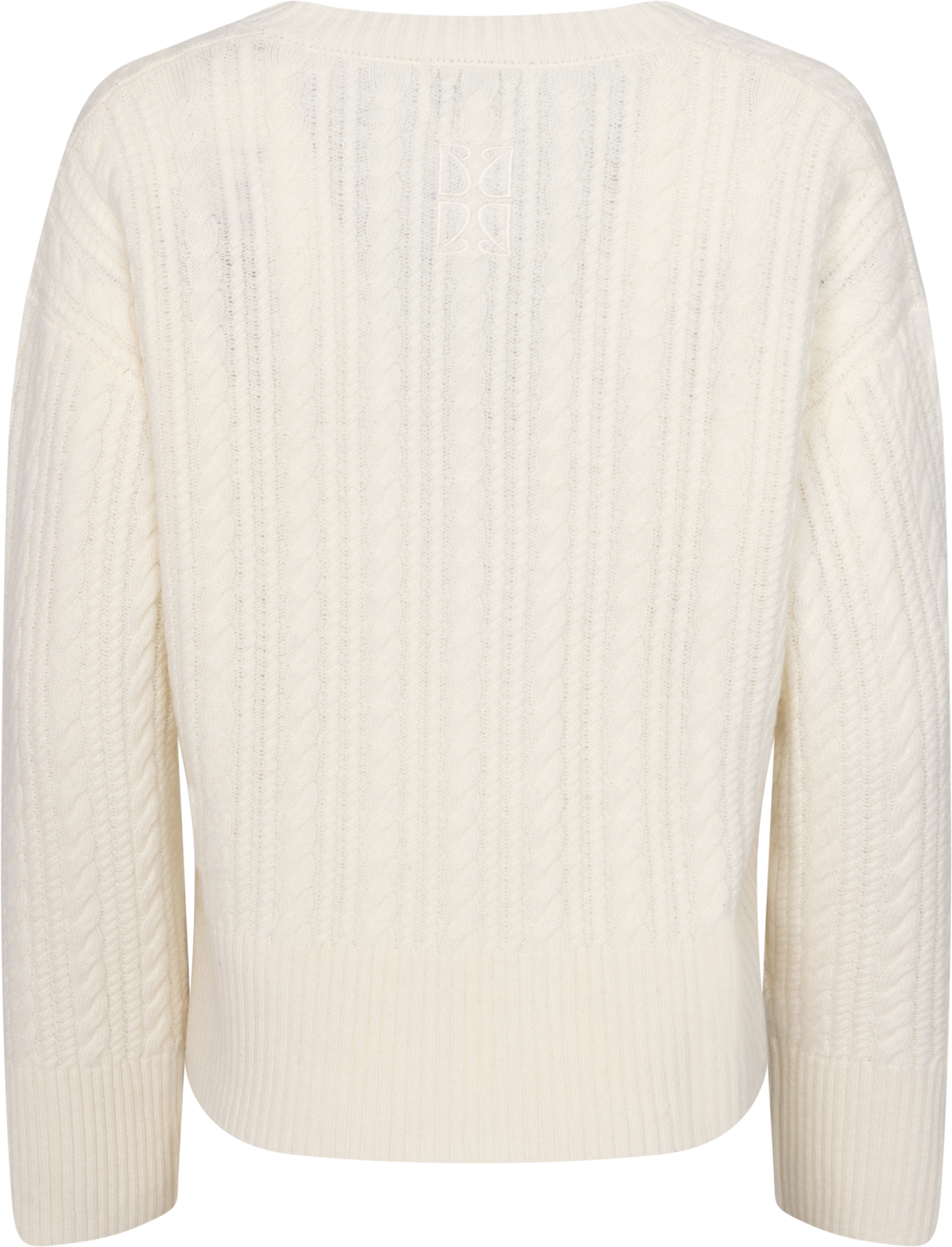 Cathrine Cashmere Cable Knit Sweater - Cream