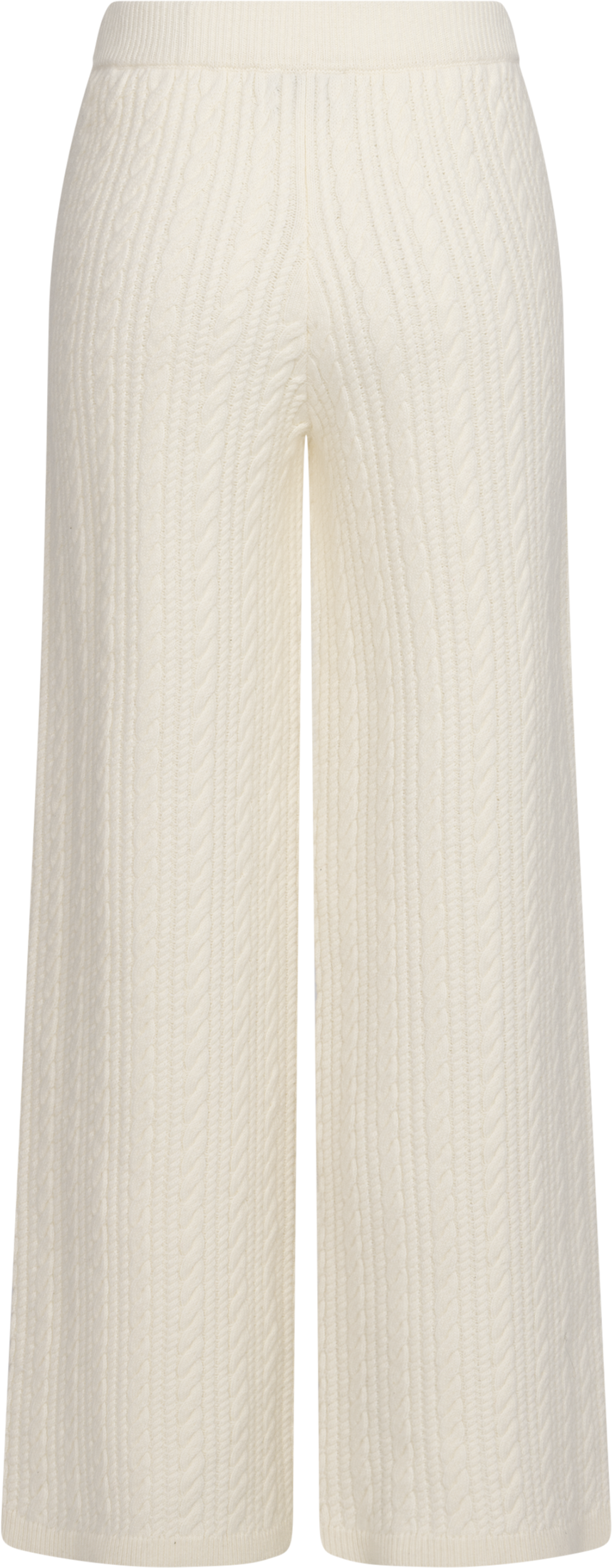 Cathy Cashmere Cable Knit Pant - Cream