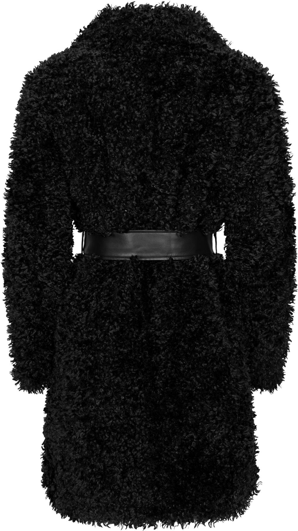 Bianca Faux Fur Jacket - Black