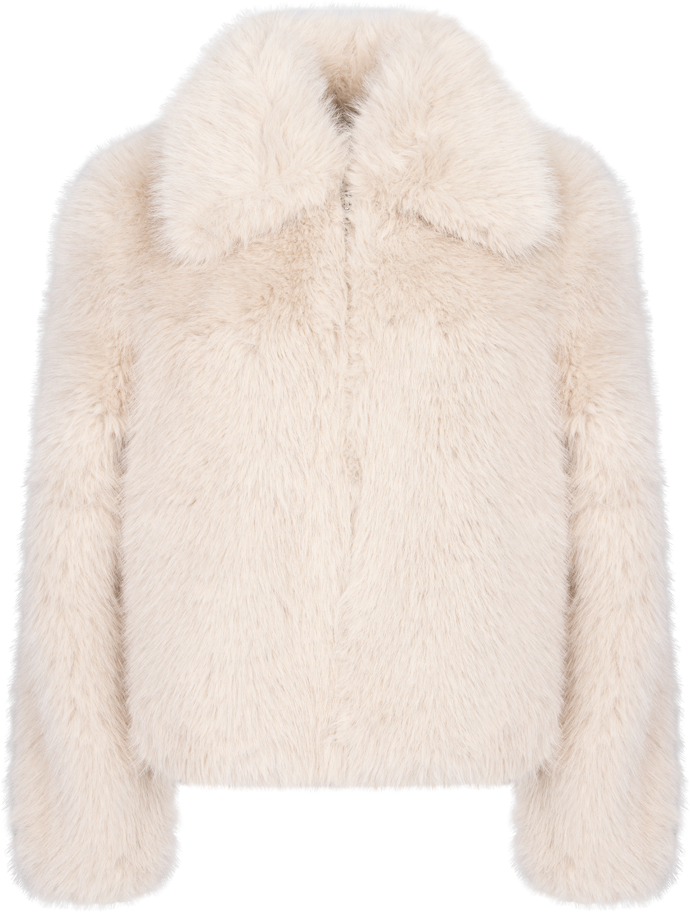 Alaska Faux Fur Jacket - Beige