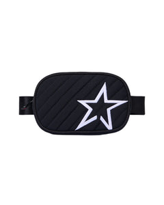 Star Bum Bag - Jet Black