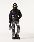 Star Bum Bag - B&W Houndstooth