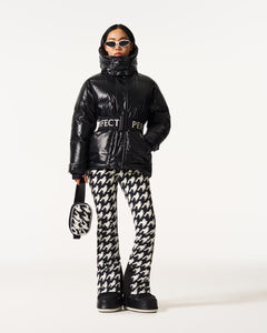 Star Bum Bag - B&W Houndstooth
