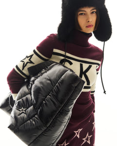 Faux Fur Trapper Hat - Black