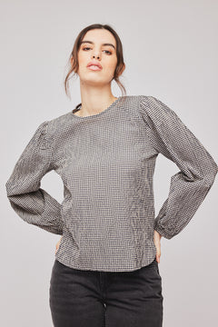 Mercer Blouse - Midnight Sand
