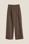 Ursula Wool - Brown Wo/ Stripe