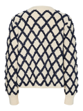 Yaszigly Ls Knit Cardigan - Birch Navy Blazer