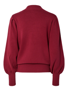 Yasfonny LS Knit Pullover - Tibetan Red