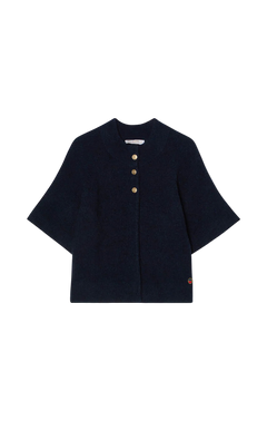 Vilanie Cardigan - Darkblue Melange