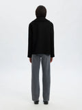 Alma Wool Blend Jacket - Black