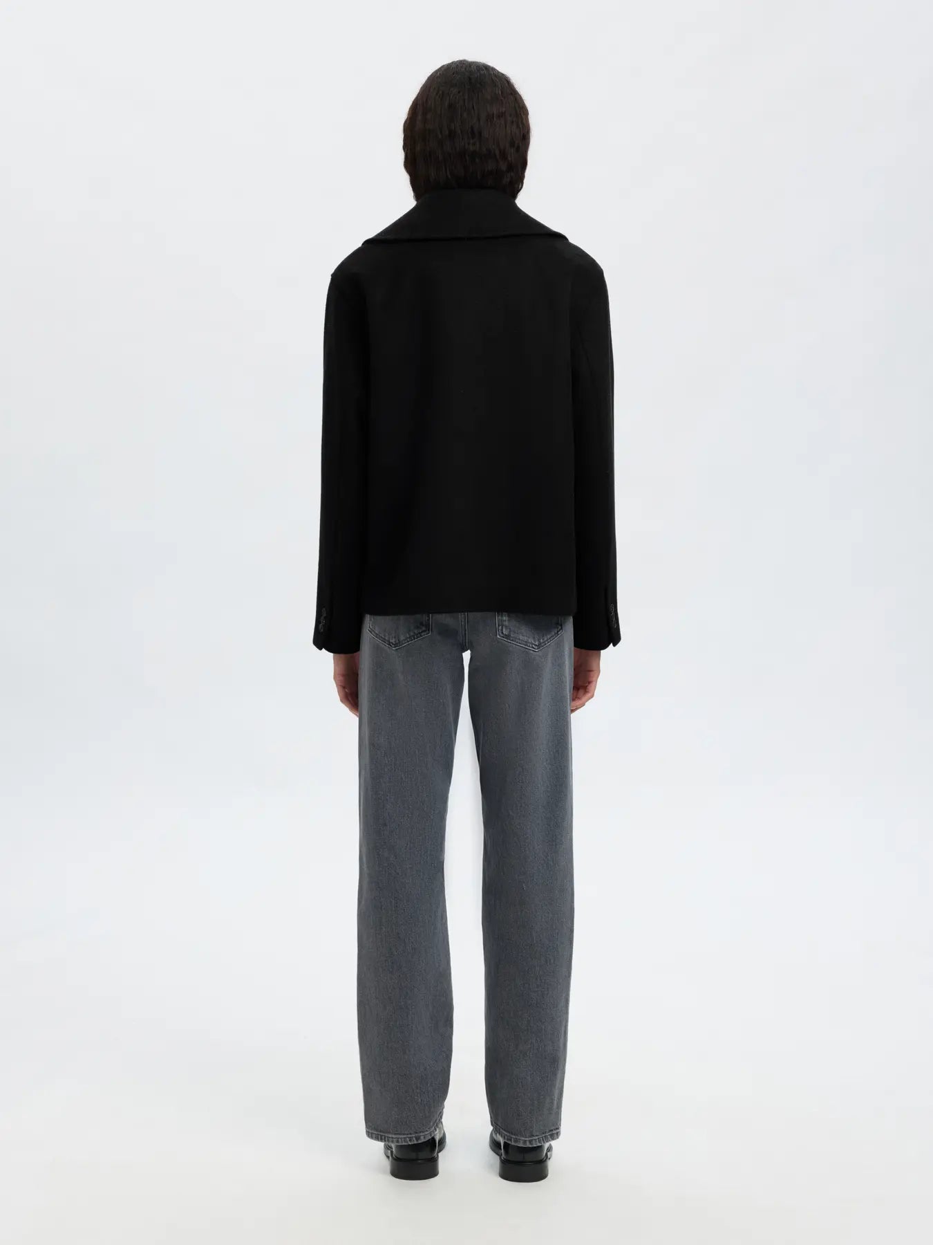 Alma Wool Blend Jacket - Black