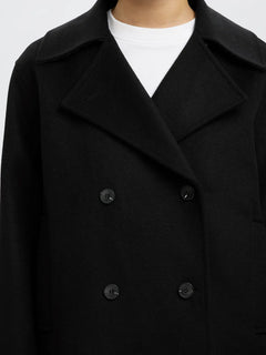 Alma Wool Blend Jacket - Black