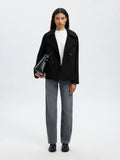 Alma Wool Blend Jacket - Black