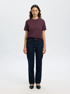 Essential SS Boxy Tee - Fig