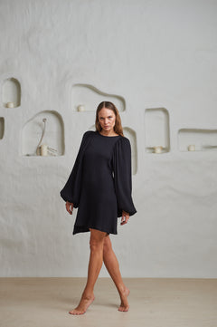 Valeria Crinkled - Black