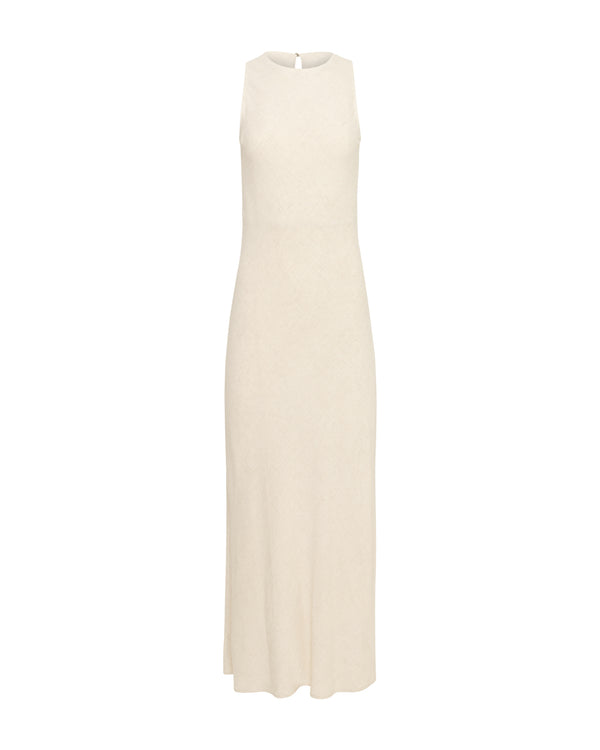 EDEN LINEN MAXI DRESS - BEIGE