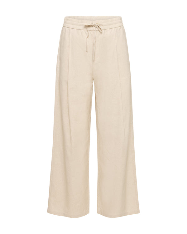 EIRIN LINEN PANTS - BEIGE