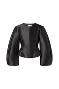 Vendela Balloon Sleeve Blouse - Black