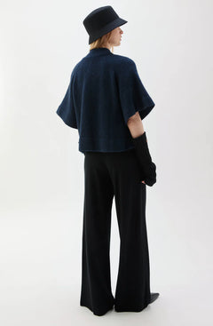 Vilanie Cardigan - Darkblue Melange