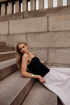 Martelli Dress - Black/Beige